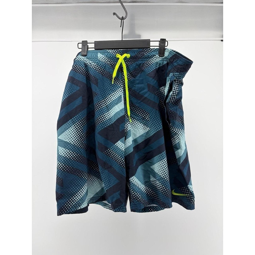 Nike Breaker Volley/Board Swim Shorts, Geometric Pattern, Men's Size XL